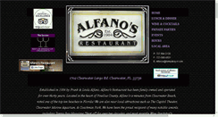 Desktop Screenshot of alfanosrestaurant.com